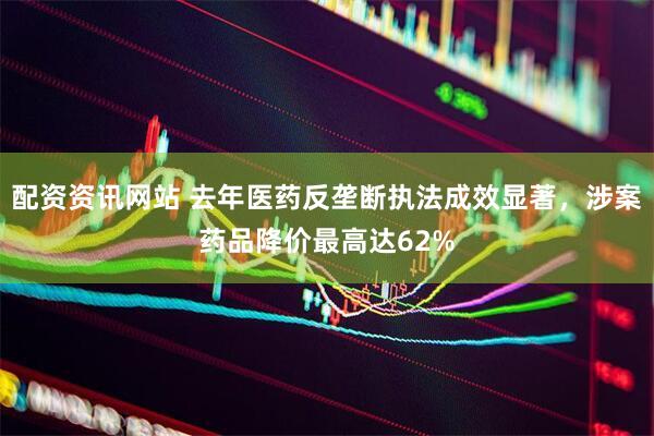 配资资讯网站 去年医药反垄断执法成效显著，涉案药品降价最高达62%