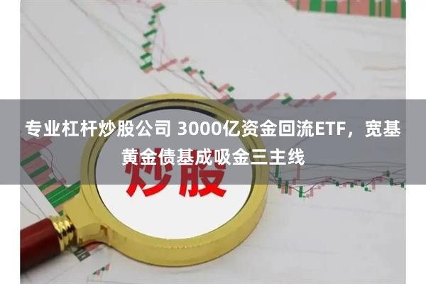 专业杠杆炒股公司 3000亿资金回流ETF，宽基黄金债基成吸金三主线