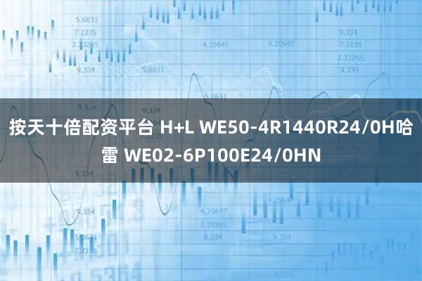 按天十倍配资平台 H+L WE50-4R1440R24/0H哈雷 WE02-6P100E24/0HN